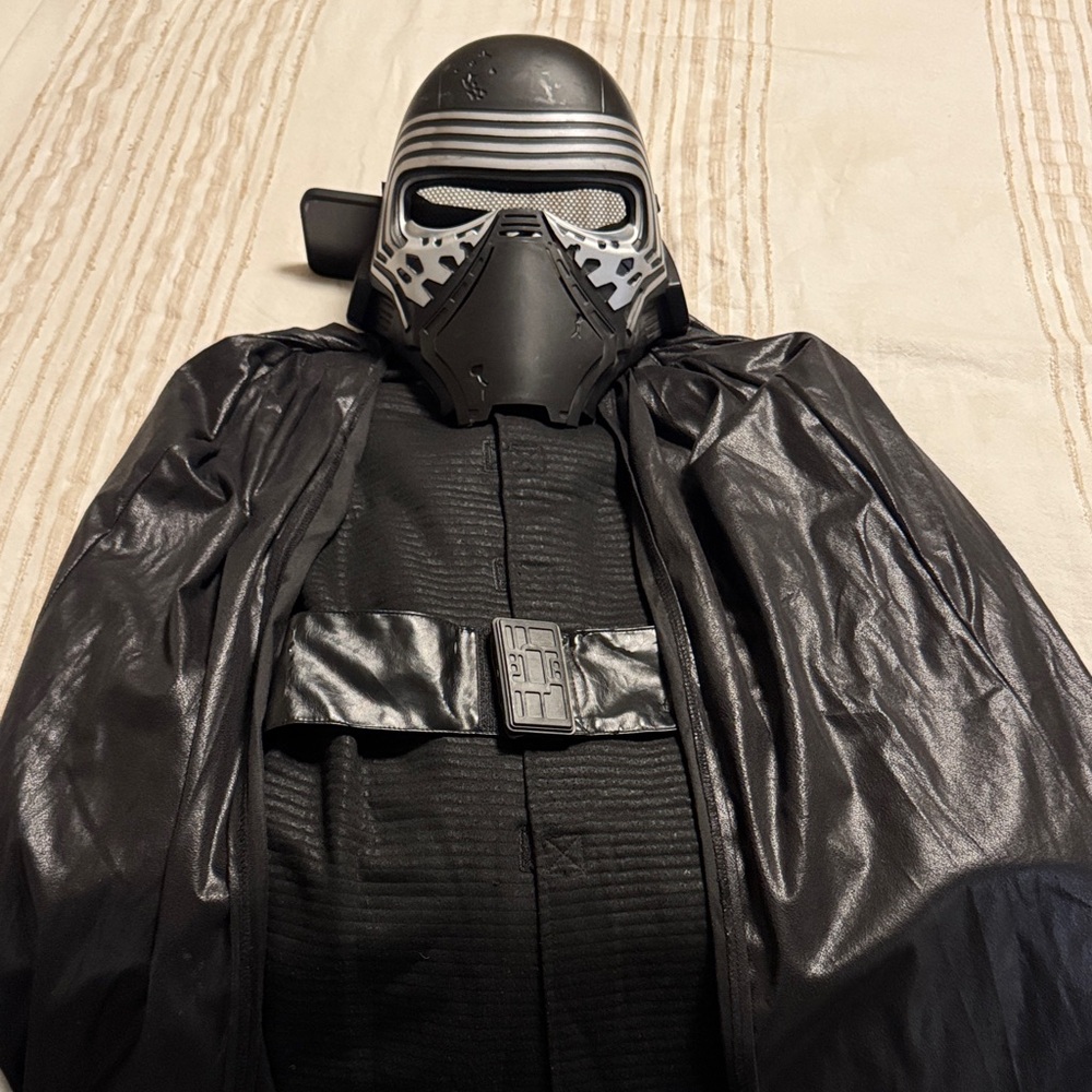 Black Star Wars Costume with Mask